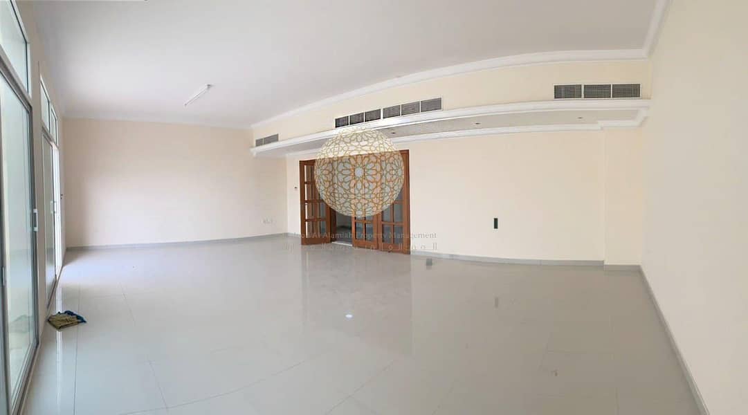7 HIQH QUALITY 4 BEDROOM  SEMI INDEPENDENT VILLA FOR A SWEET FAMILY FOR RENT IN MOHAMMED BIN ZAYED CITY