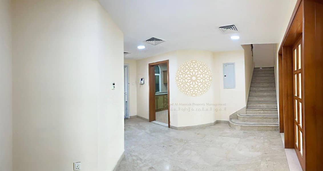 8 HIQH QUALITY 4 BEDROOM  SEMI INDEPENDENT VILLA FOR A SWEET FAMILY FOR RENT IN MOHAMMED BIN ZAYED CITY