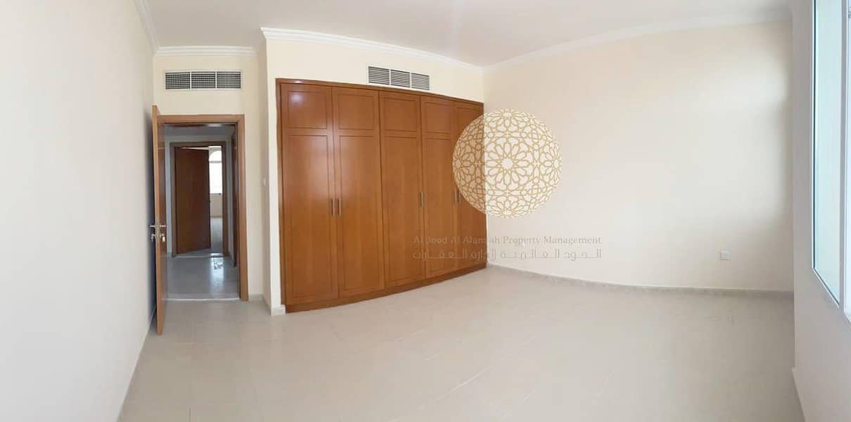 11 HIQH QUALITY 4 BEDROOM  SEMI INDEPENDENT VILLA FOR A SWEET FAMILY FOR RENT IN MOHAMMED BIN ZAYED CITY