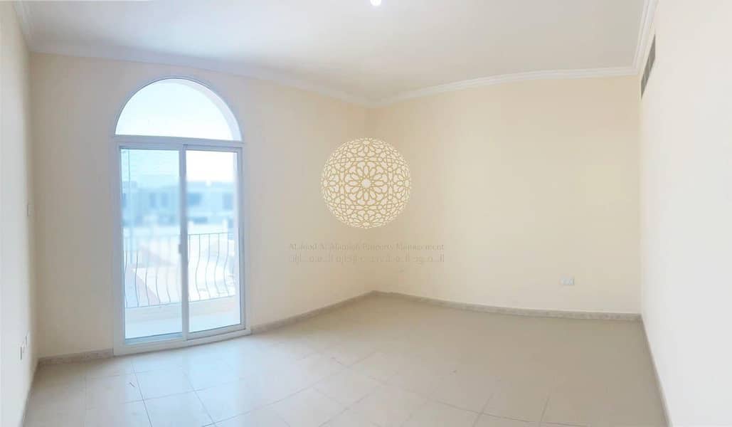 12 HIQH QUALITY 4 BEDROOM  SEMI INDEPENDENT VILLA FOR A SWEET FAMILY FOR RENT IN MOHAMMED BIN ZAYED CITY