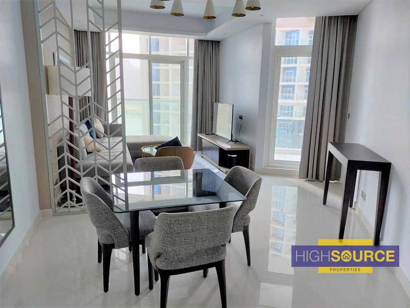 Brand New | Fully Furnished 1 Bed with Balcony | Pool & Full Canal Views