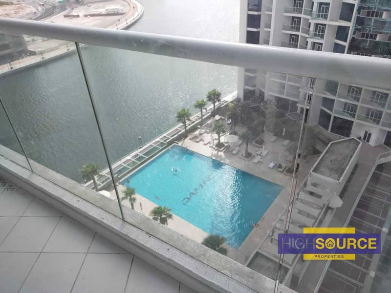 5 Brand New | Fully Furnished 1 Bed with Balcony | Pool & Full Canal Views