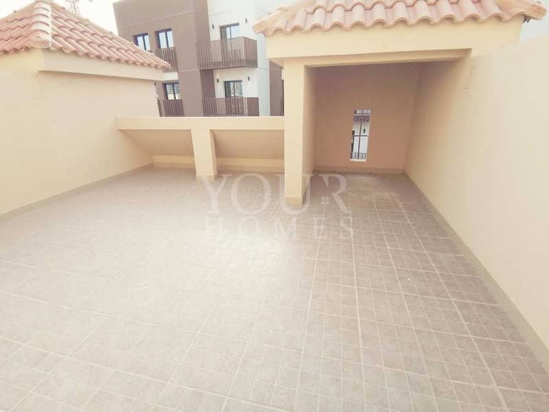 10 SB | Top Terrace 4Bed + Maid Townhouse in JVC