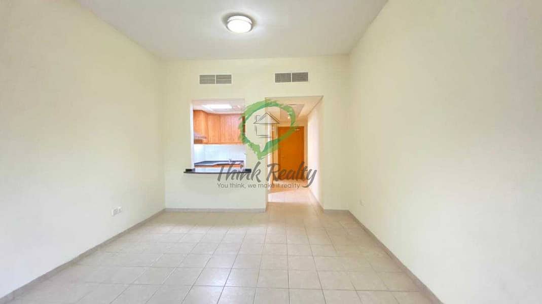 2 Un Furnished without Chiller | Big Studio with  BOX  Balcony | in street 1 Near to Life Pharmacy
