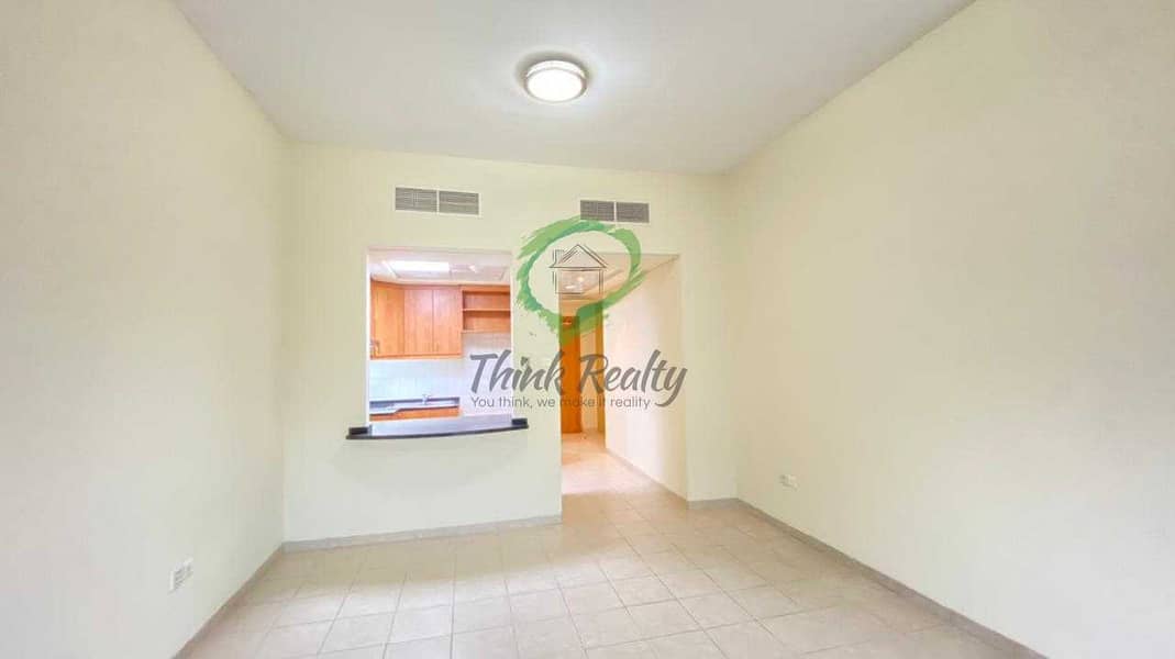 5 Un Furnished without Chiller | Big Studio with  BOX  Balcony | in street 1 Near to Life Pharmacy