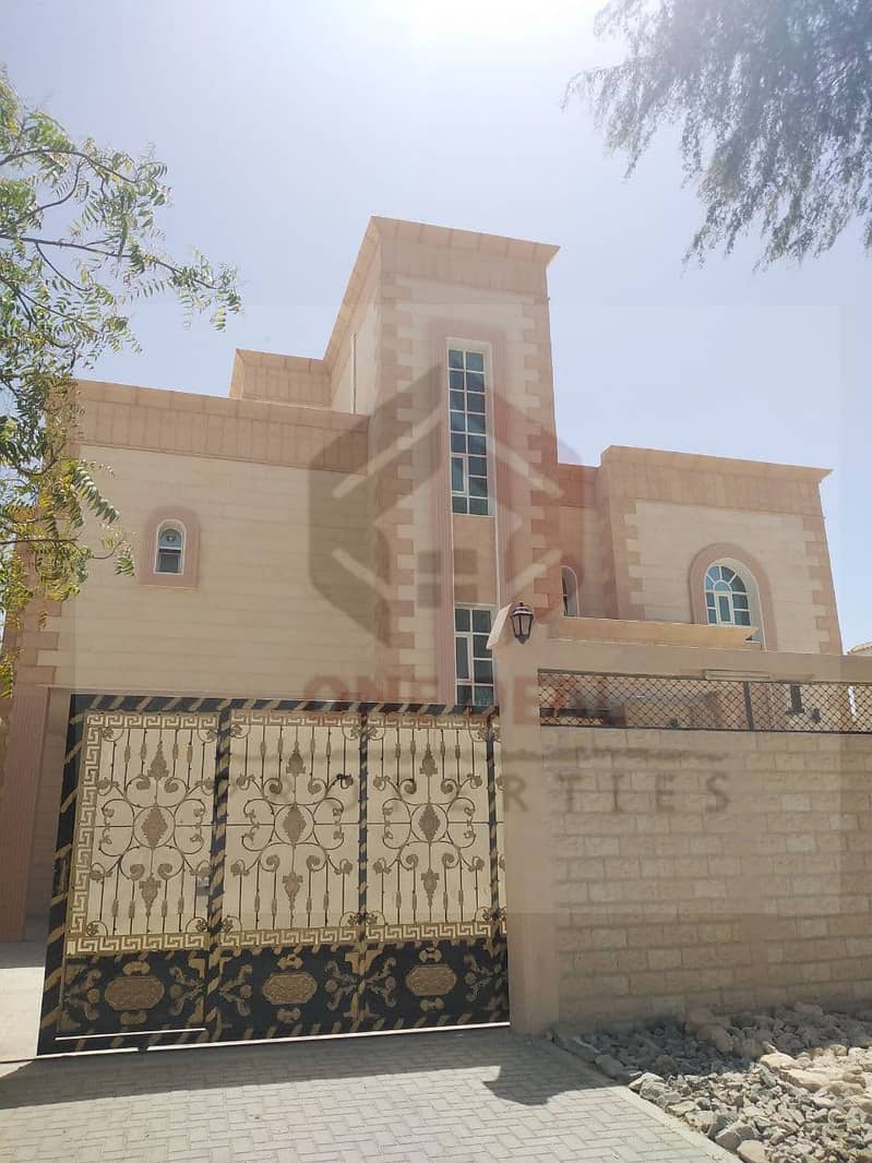 Brand New Independent Modern 8 Master 3 story Villa in Falaj hazza Al Ain