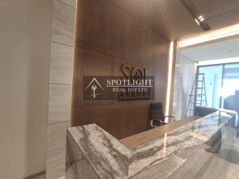 5 Brand new Building | Studio for rent | Business Bay | Sol Avenue