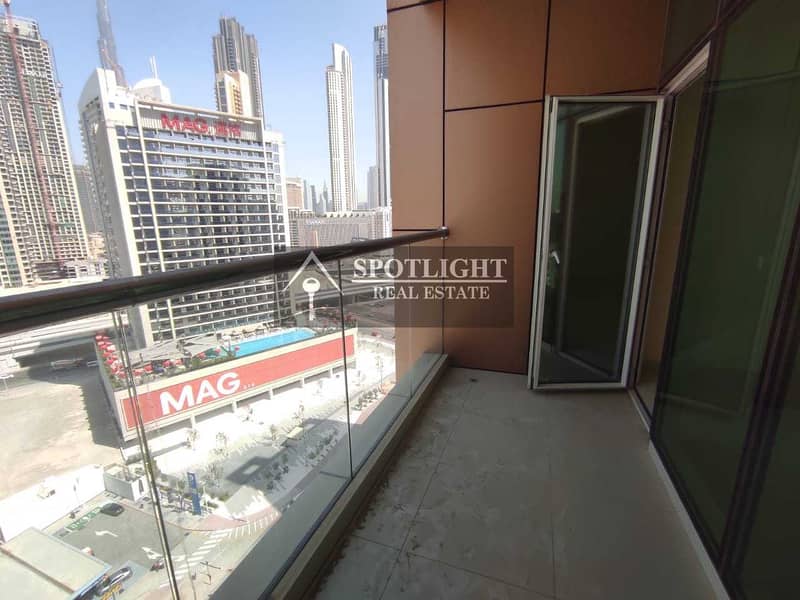 19 Hot deal | NO Commission |  Spacious 2-Bedroom plus store room | 1 Months Free | Burj Khalifa view | For Rent |