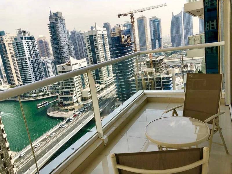 22 Full Marina View | 1 Bedroom | Fully Furnished