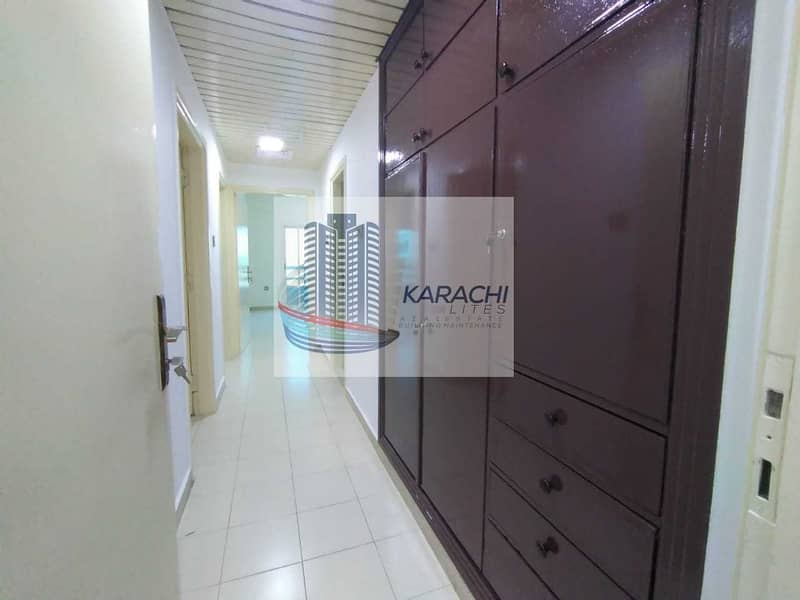 Renovated Centralized AC  3 Bedroom Apartment In A Villa With  Maid Room In Al Manaseer Near Khalidiyah Police Station