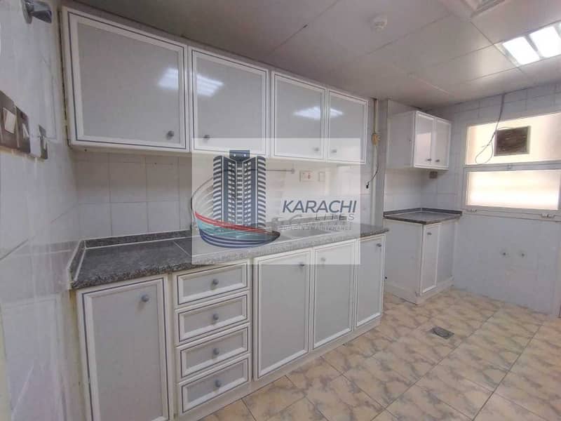 6 Renovated Centralized AC  3 Bedroom Apartment In A Villa With  Maid Room In Al Manaseer Near Khalidiyah Police Station