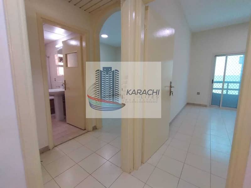 7 Renovated Centralized AC  3 Bedroom Apartment In A Villa With  Maid Room In Al Manaseer Near Khalidiyah Police Station