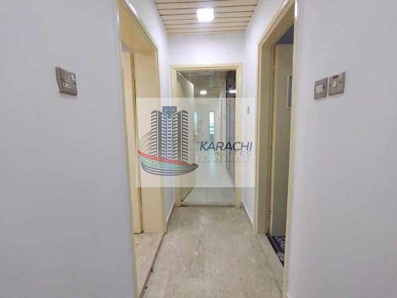 8 Renovated Centralized AC  3 Bedroom Apartment In A Villa With  Maid Room In Al Manaseer Near Khalidiyah Police Station