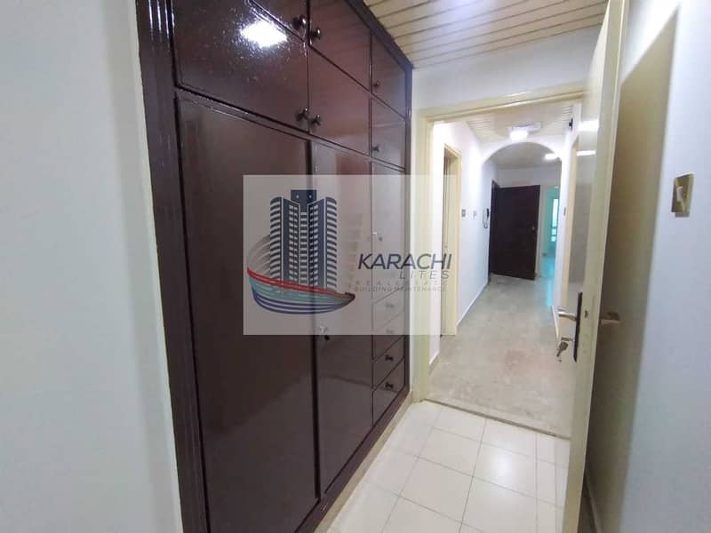 9 Renovated Centralized AC  3 Bedroom Apartment In A Villa With  Maid Room In Al Manaseer Near Khalidiyah Police Station