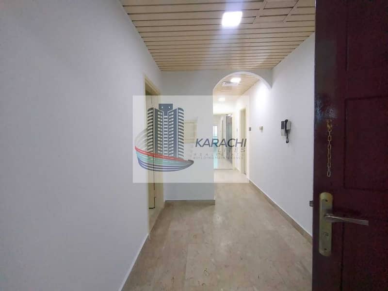 10 Renovated Centralized AC  3 Bedroom Apartment In A Villa With  Maid Room In Al Manaseer Near Khalidiyah Police Station