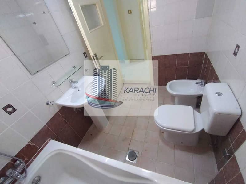 21 Renovated Centralized AC  3 Bedroom Apartment In A Villa With  Maid Room In Al Manaseer Near Khalidiyah Police Station
