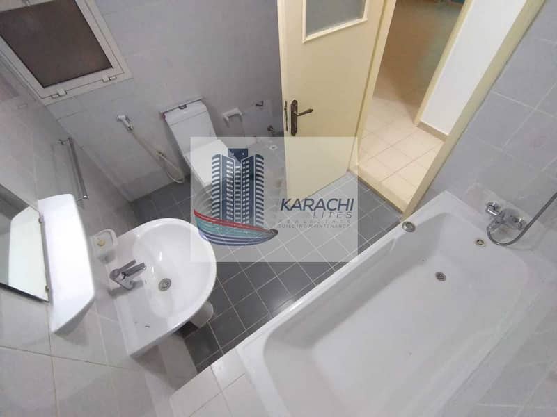 22 Renovated Centralized AC  3 Bedroom Apartment In A Villa With  Maid Room In Al Manaseer Near Khalidiyah Police Station
