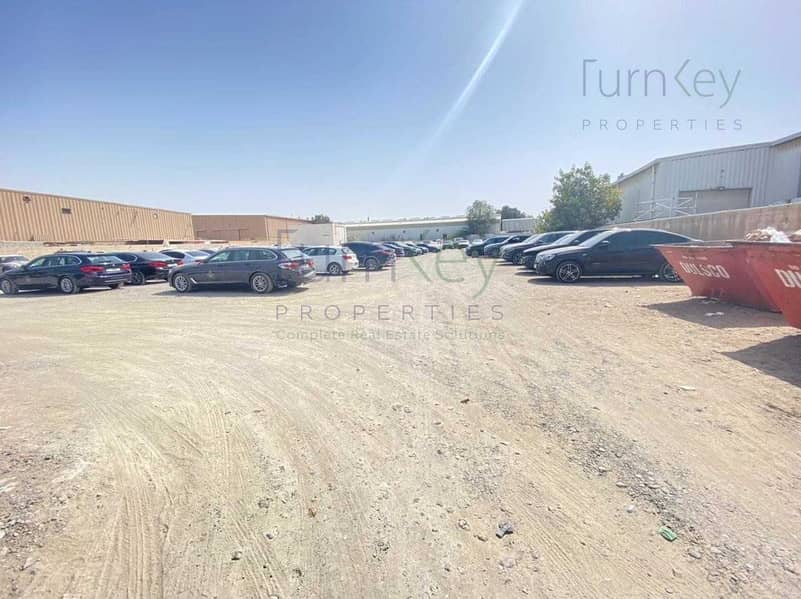 2 Al Quoz Prime Location  corner Land rented to A Branded company