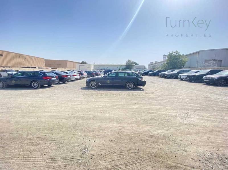 3 Al Quoz Prime Location  corner Land rented to A Branded company