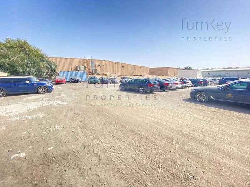 4 Al Quoz Prime Location  corner Land rented to A Branded company