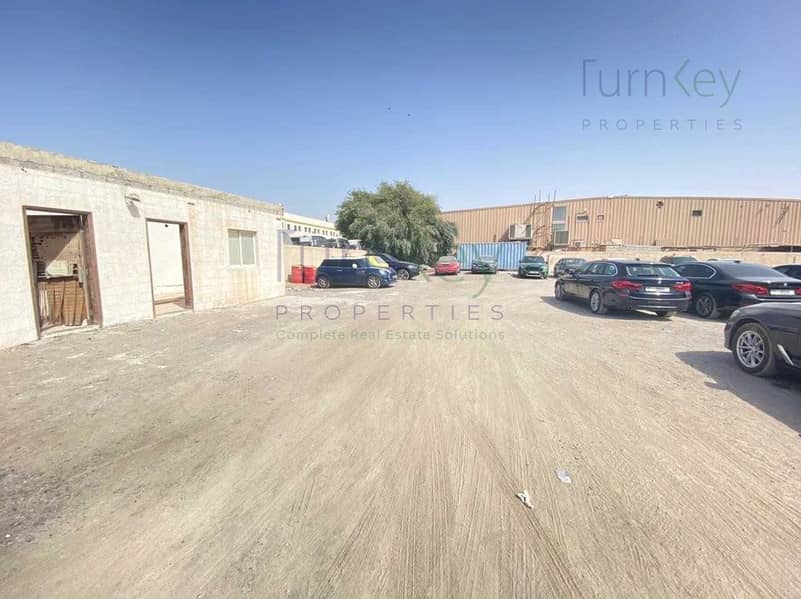 5 Al Quoz Prime Location  corner Land rented to A Branded company