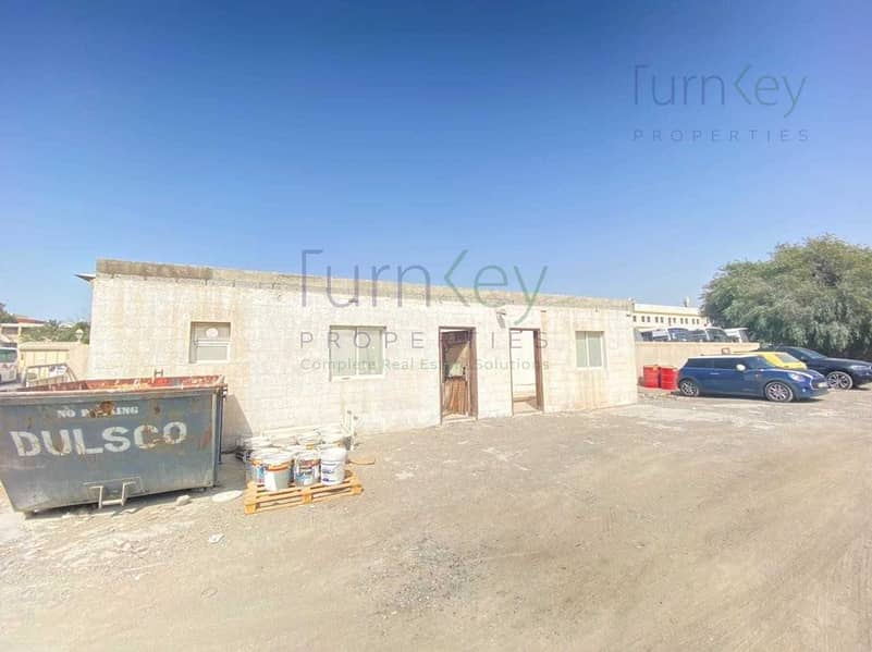 6 Al Quoz Prime Location  corner Land rented to A Branded company
