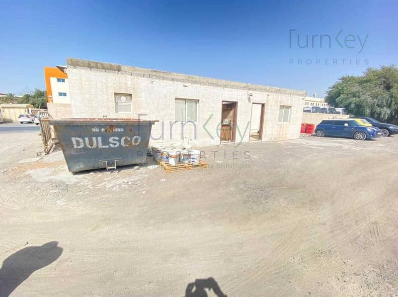 7 Al Quoz Prime Location  corner Land rented to A Branded company