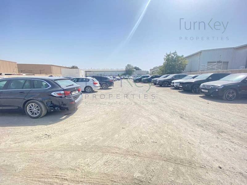8 Al Quoz Prime Location  corner Land rented to A Branded company