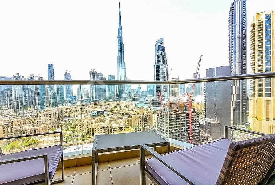 Perfect Burj Views / Furnished / Available 1st Sept