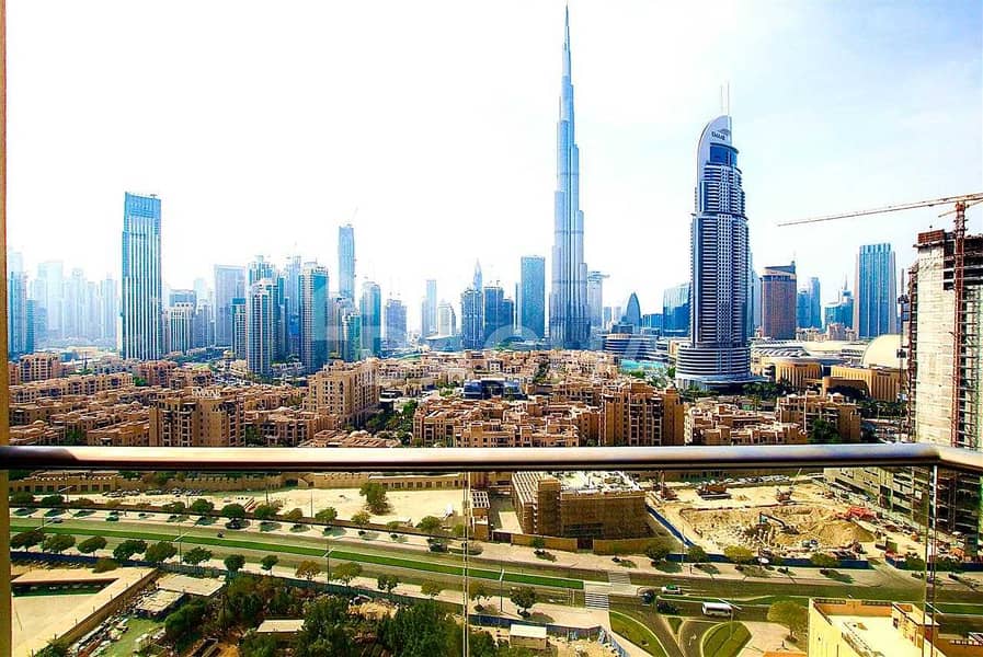 10 Perfect Burj Views / Furnished / Available 1st Sept
