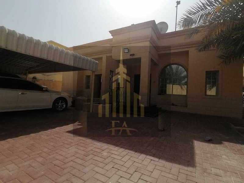 Villa for sale in Al-Rawda 1, electricity, water and air conditioning, ground floor, Arabic design for lovers of the ground floors