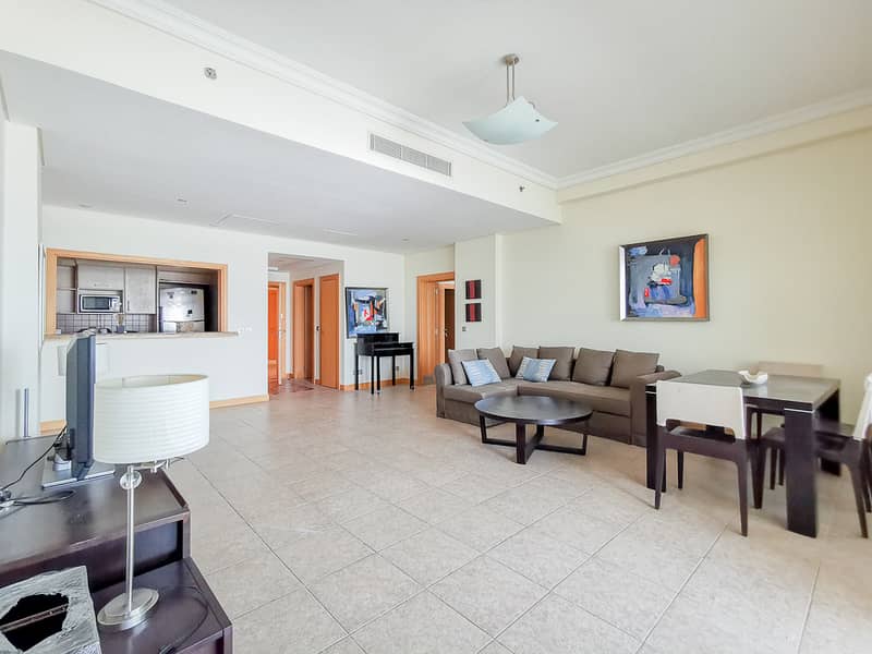 6 Partially Deluxe Furnished 1 Bed | Full Sea View