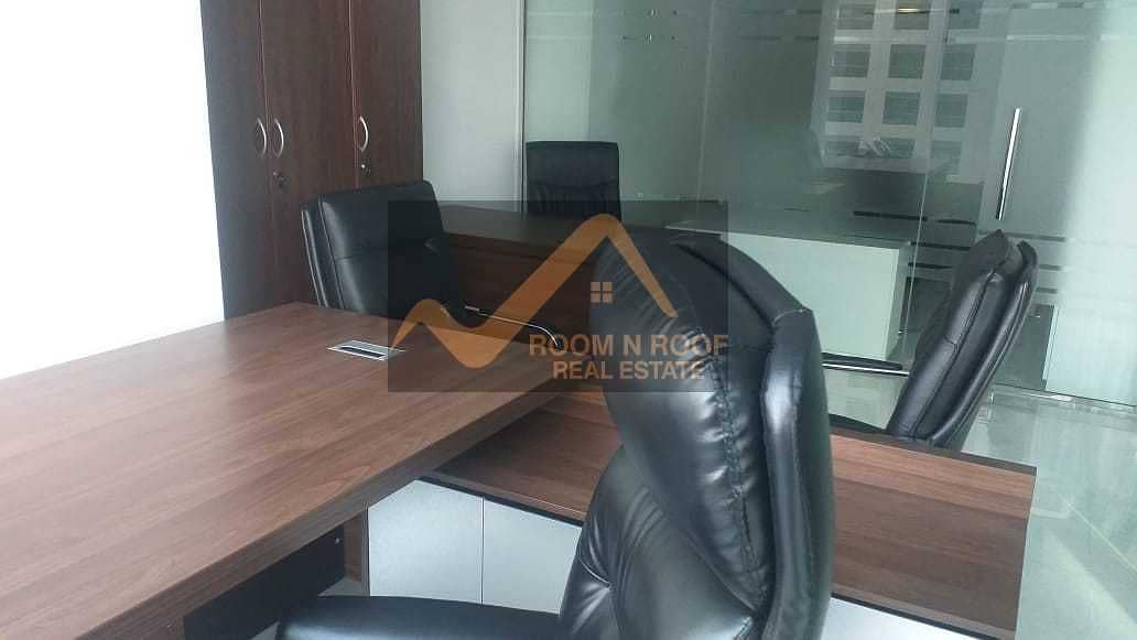 7 furnished office | For Rent| in bay Binary tower