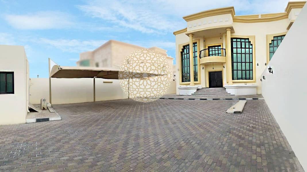 2 SHINING MARVELOUS SEMI INDEPENDENT VILLA WITH 6 MASTER BEDROOM AND DRIVER ROOM FOR RENT IN KHALIFA CITY A