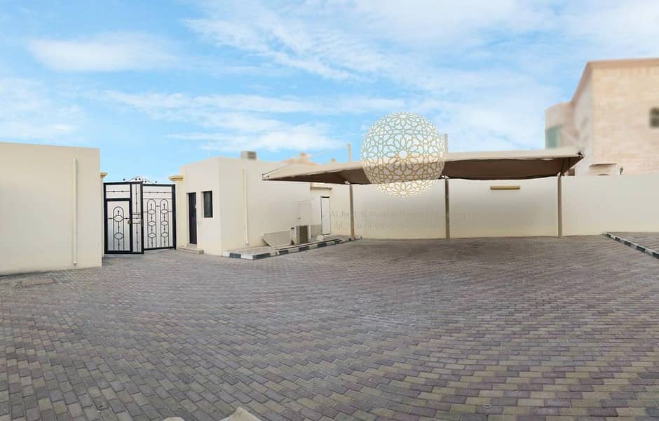 4 SHINING MARVELOUS SEMI INDEPENDENT VILLA WITH 6 MASTER BEDROOM AND DRIVER ROOM FOR RENT IN KHALIFA CITY A