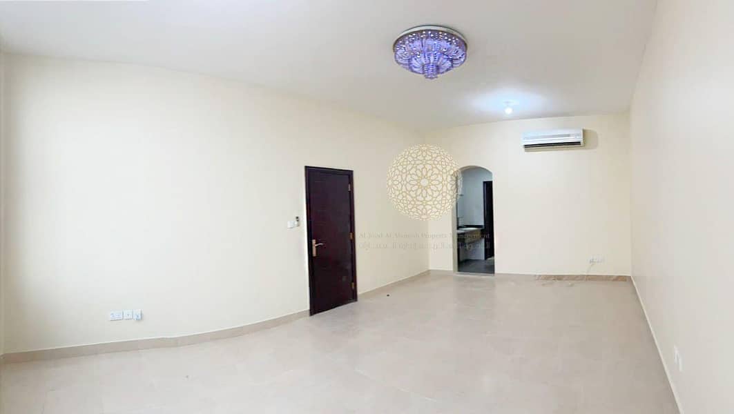 14 SHINING MARVELOUS SEMI INDEPENDENT VILLA WITH 6 MASTER BEDROOM AND DRIVER ROOM FOR RENT IN KHALIFA CITY A