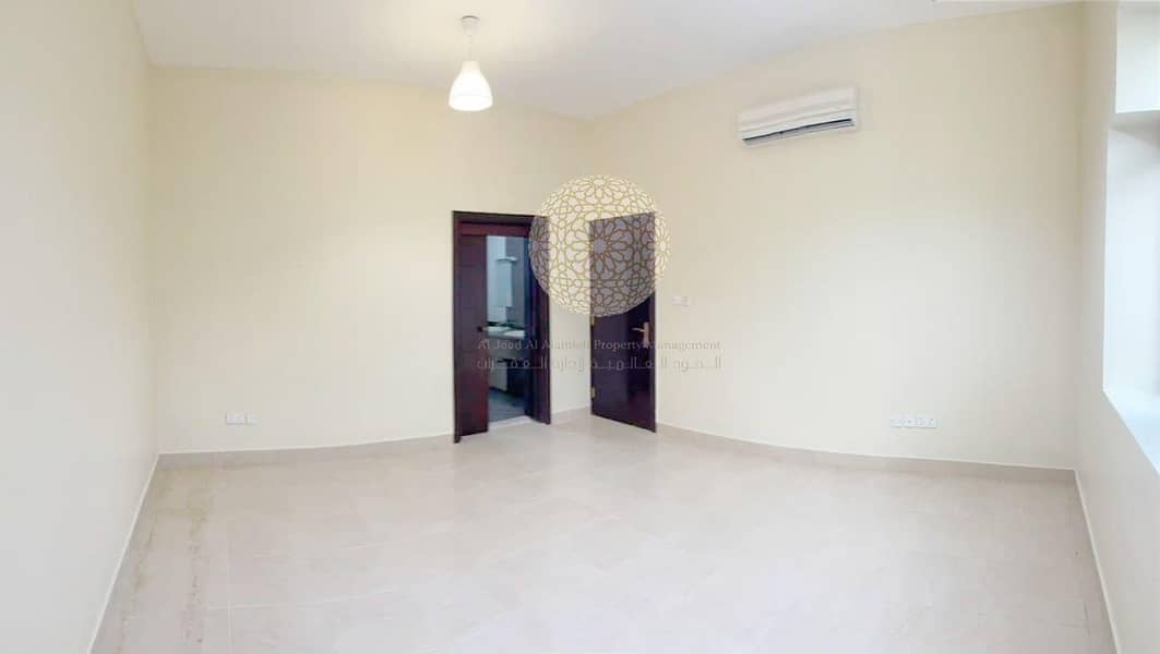 15 SHINING MARVELOUS SEMI INDEPENDENT VILLA WITH 6 MASTER BEDROOM AND DRIVER ROOM FOR RENT IN KHALIFA CITY A