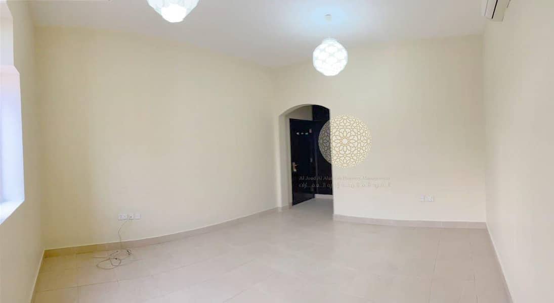 17 SHINING MARVELOUS SEMI INDEPENDENT VILLA WITH 6 MASTER BEDROOM AND DRIVER ROOM FOR RENT IN KHALIFA CITY A