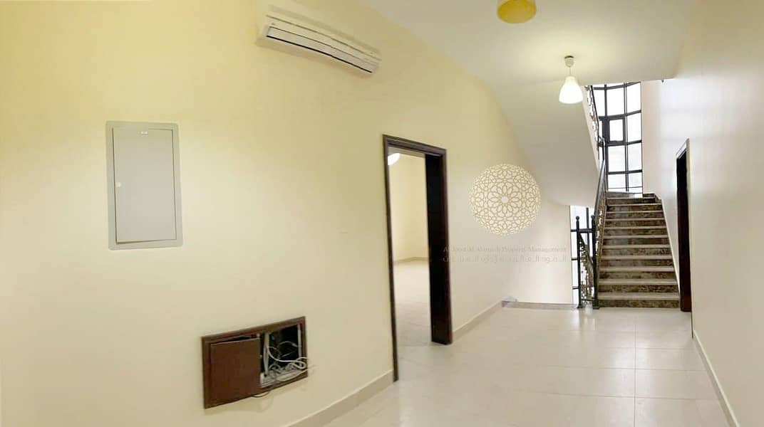 21 SHINING MARVELOUS SEMI INDEPENDENT VILLA WITH 6 MASTER BEDROOM AND DRIVER ROOM FOR RENT IN KHALIFA CITY A