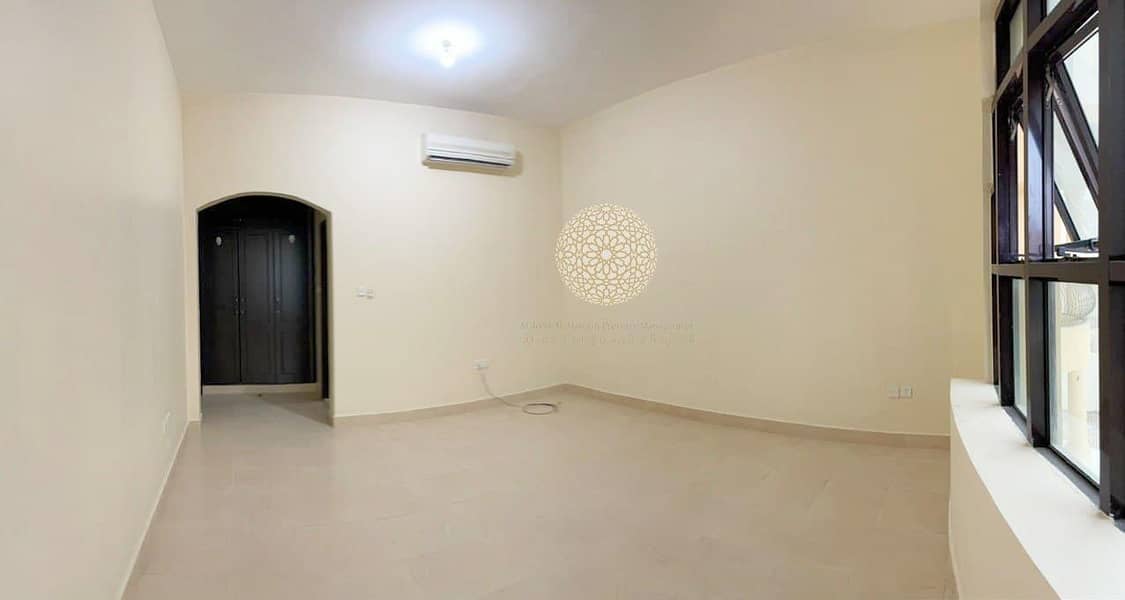 22 SHINING MARVELOUS SEMI INDEPENDENT VILLA WITH 6 MASTER BEDROOM AND DRIVER ROOM FOR RENT IN KHALIFA CITY A