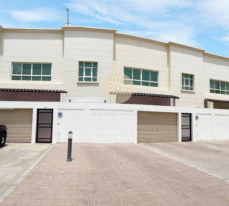 2 SEMI INDEPENDENT 4 BEDROOM VILLA WITH MAID  & DRIVER ROOM FOR RENT IN MOHAMMED BIN ZAYED CITY
