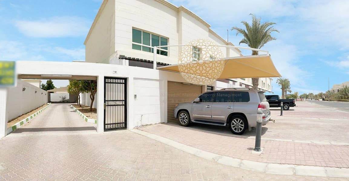 3 SEMI INDEPENDENT 4 BEDROOM VILLA WITH MAID  & DRIVER ROOM FOR RENT IN MOHAMMED BIN ZAYED CITY