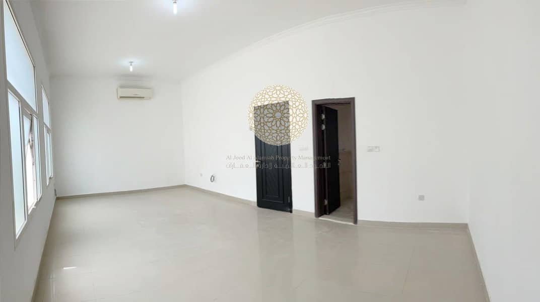 10 SEMI INDEPENDENT 4 BEDROOM VILLA WITH MAID  & DRIVER ROOM FOR RENT IN MOHAMMED BIN ZAYED CITY