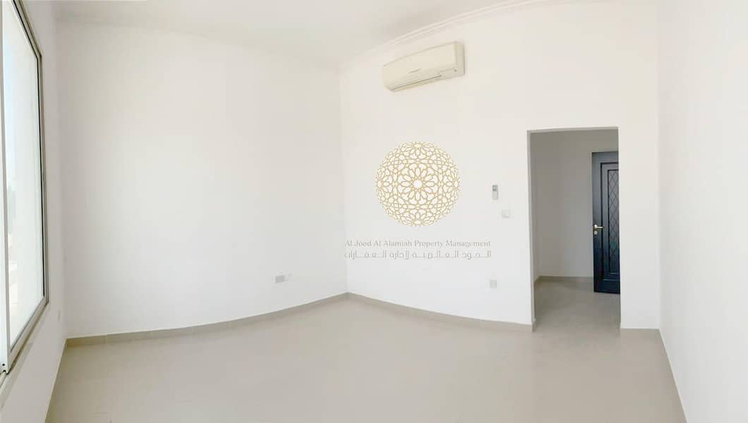 11 SEMI INDEPENDENT 4 BEDROOM VILLA WITH MAID  & DRIVER ROOM FOR RENT IN MOHAMMED BIN ZAYED CITY