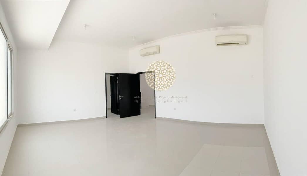 12 SEMI INDEPENDENT 4 BEDROOM VILLA WITH MAID  & DRIVER ROOM FOR RENT IN MOHAMMED BIN ZAYED CITY