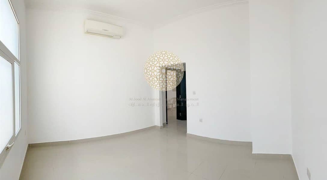 13 SEMI INDEPENDENT 4 BEDROOM VILLA WITH MAID  & DRIVER ROOM FOR RENT IN MOHAMMED BIN ZAYED CITY