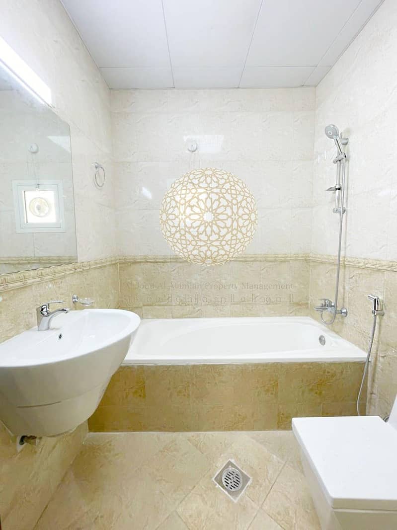 16 SEMI INDEPENDENT 4 BEDROOM VILLA WITH MAID  & DRIVER ROOM FOR RENT IN MOHAMMED BIN ZAYED CITY