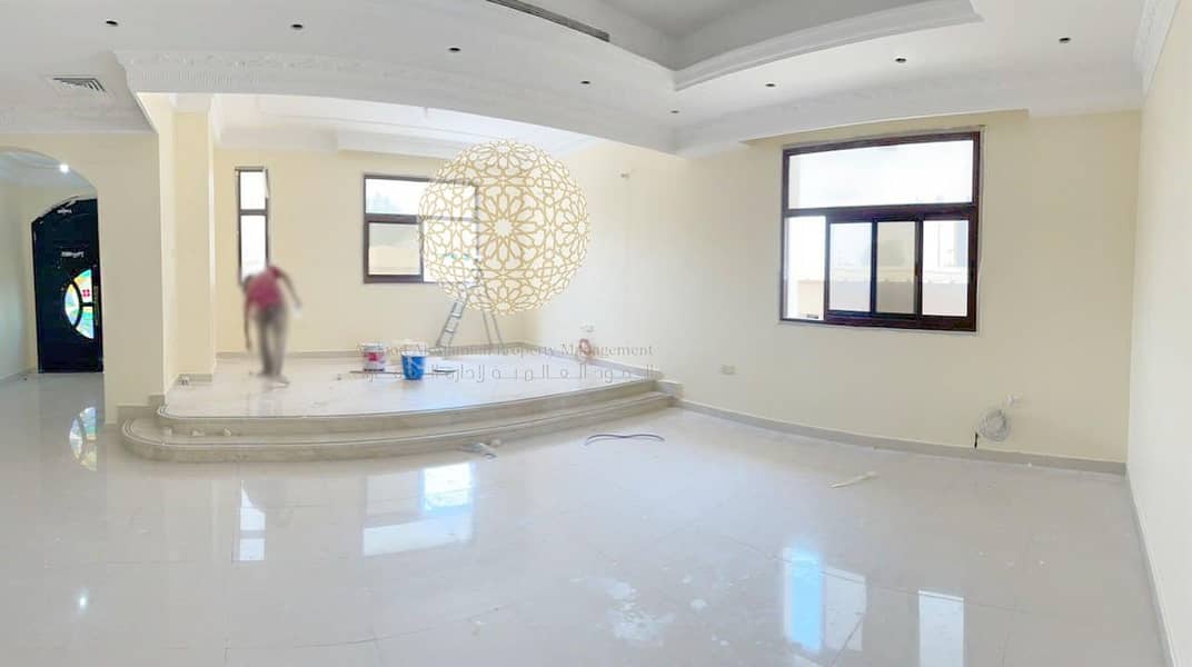 9 GORGEOUS 5 BEDROOM INDEPENDENT VILLA WITH MAID ROOM FOR RENT IN MOHAMMED BIN ZAYED CITY