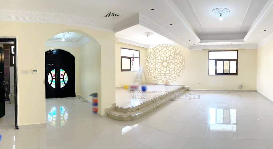 10 GORGEOUS 5 BEDROOM INDEPENDENT VILLA WITH MAID ROOM FOR RENT IN MOHAMMED BIN ZAYED CITY