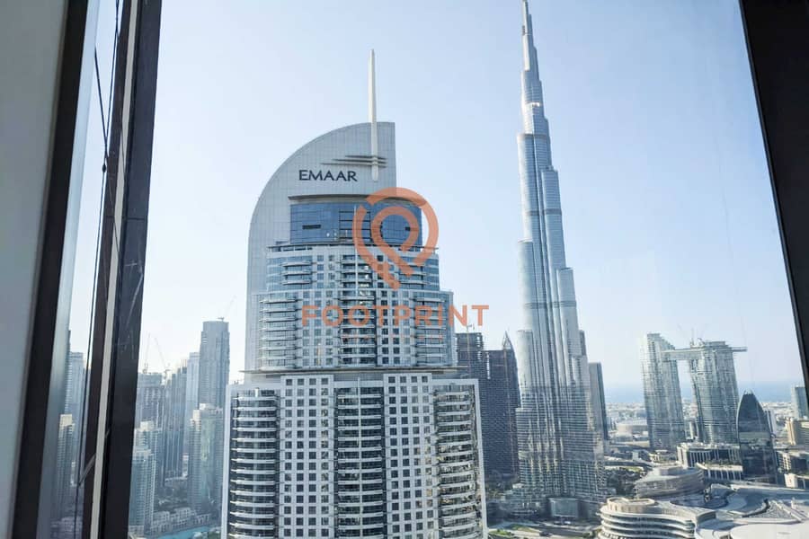 2 Burj  Khalifa And Fountain View | Higher Floor View 3 Bed